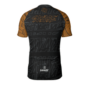 Savage Ranked Rash Guard - Brown