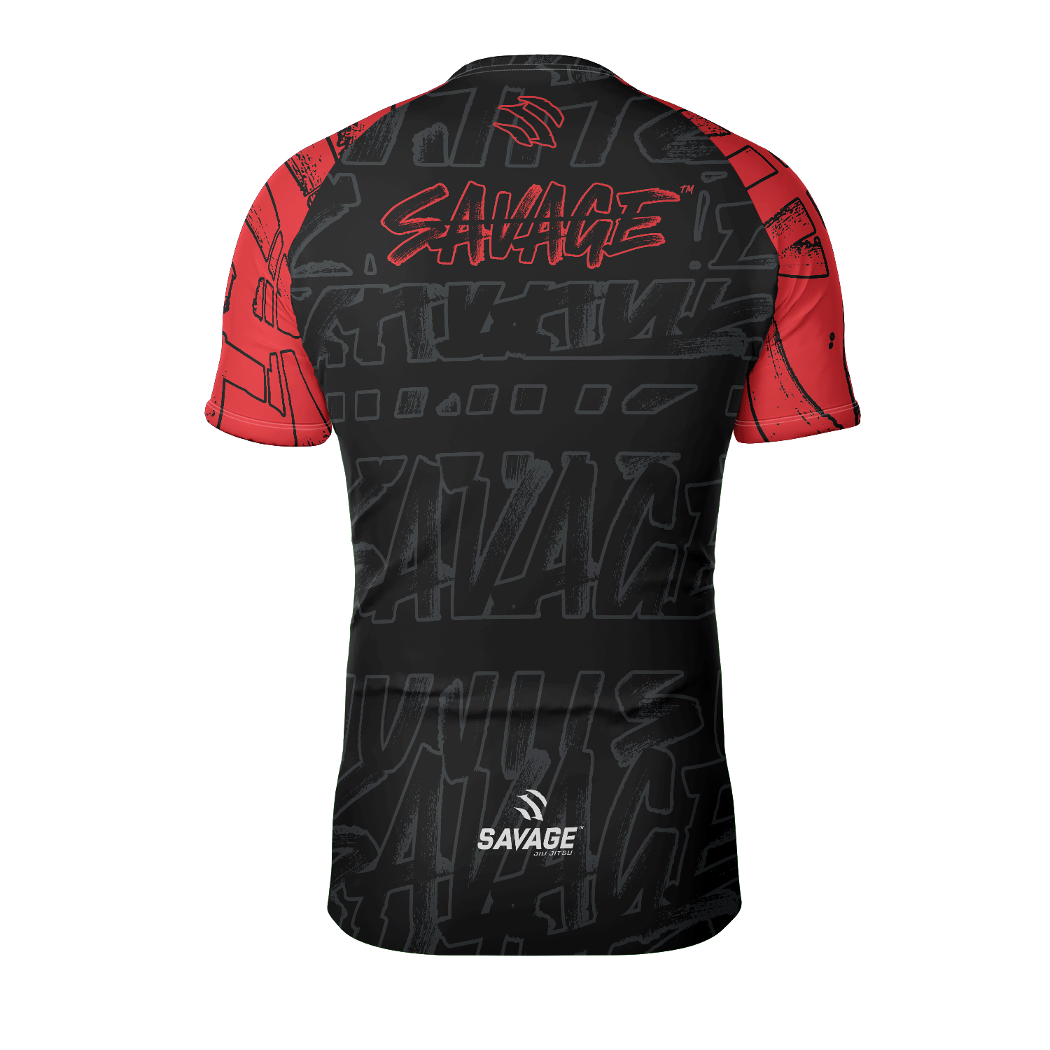 Savage Ranked Rash Guard - Black