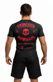 Savage MMXXVI (2026) Special Operations Division Rashguard - Short Sleeve
