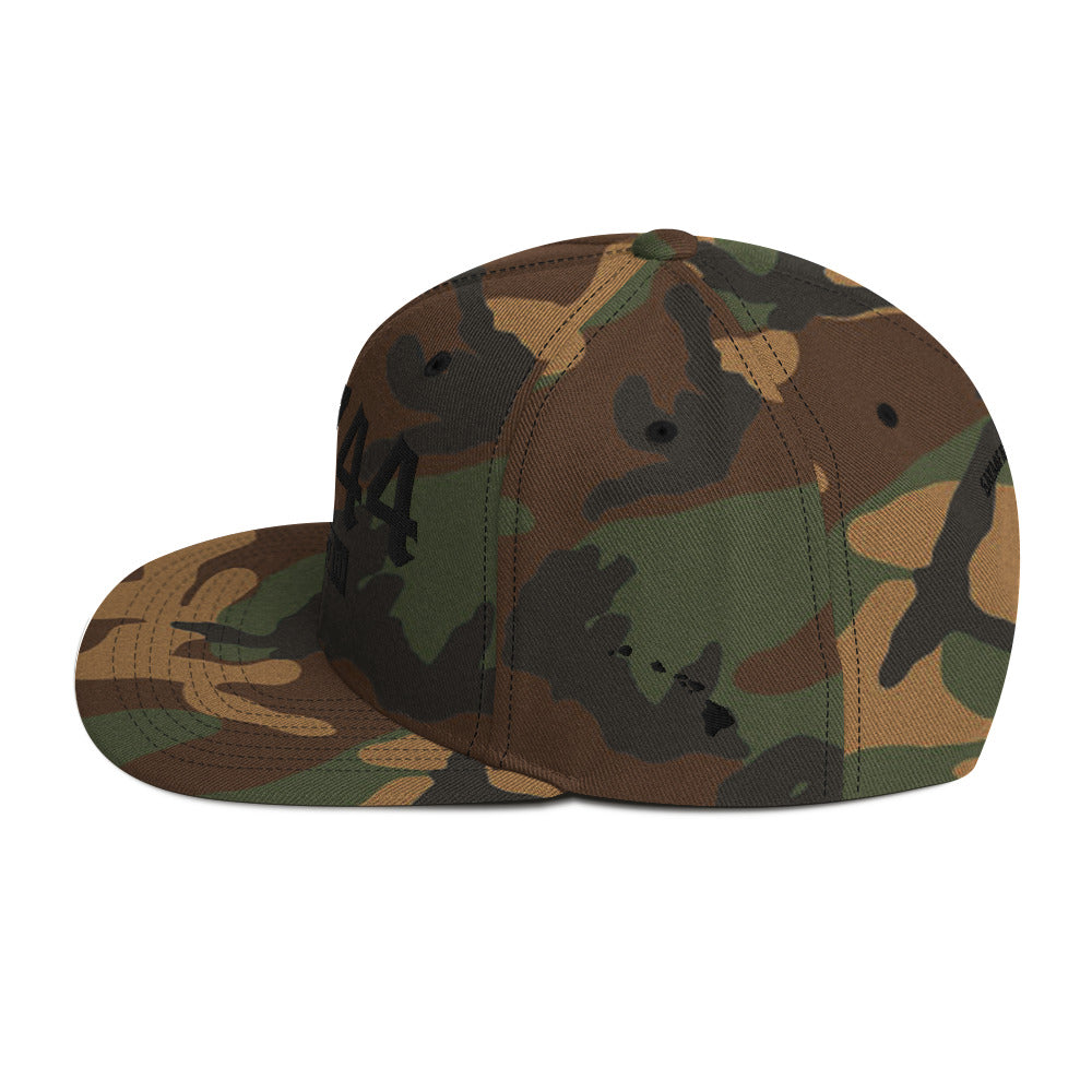 Kāneʻohe 96744 Green Camo hat — Printful left side