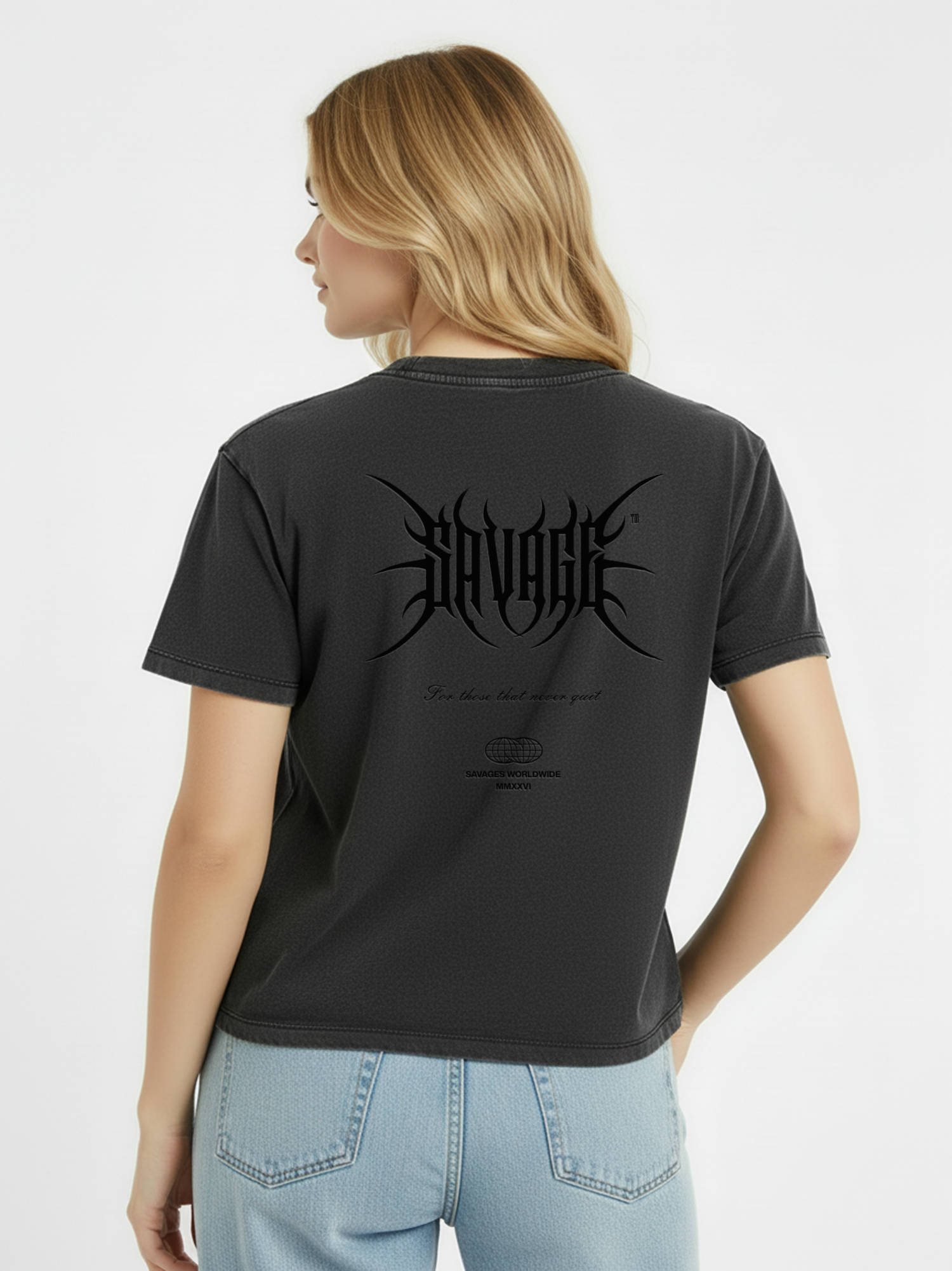 Blackout Vintage Wash Drop Shoulder T-shirt