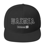 Waimea Snapback Hat — Kauaʻi — Black — front view
