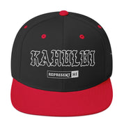 Kahului Snapback Hat — Black/ Red — front view