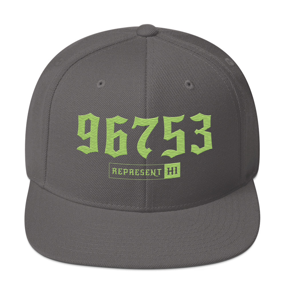 Lime hat — Printful Front