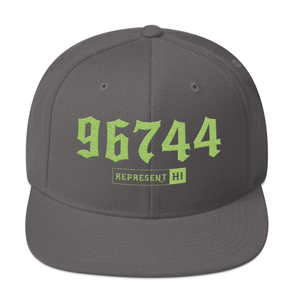 Lime hat — Printful Front