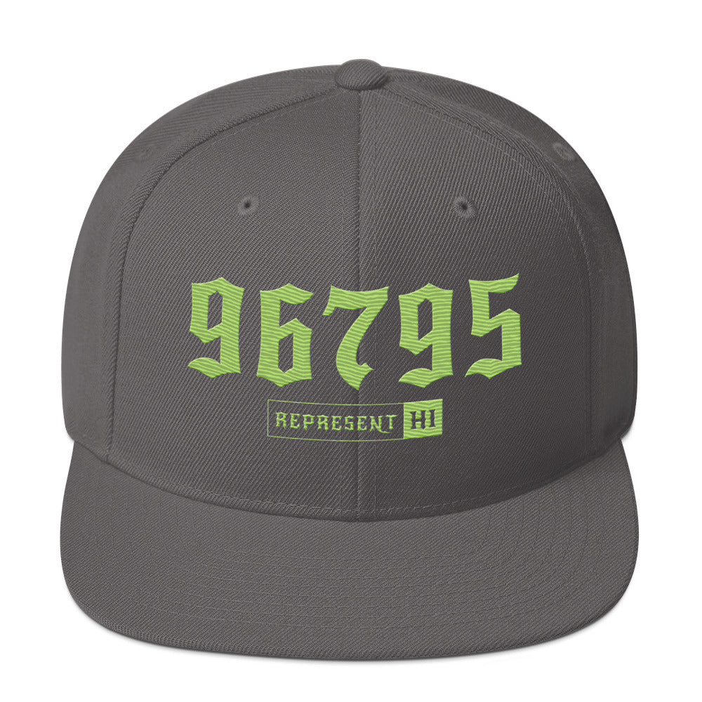 Lime hat — Printful Front