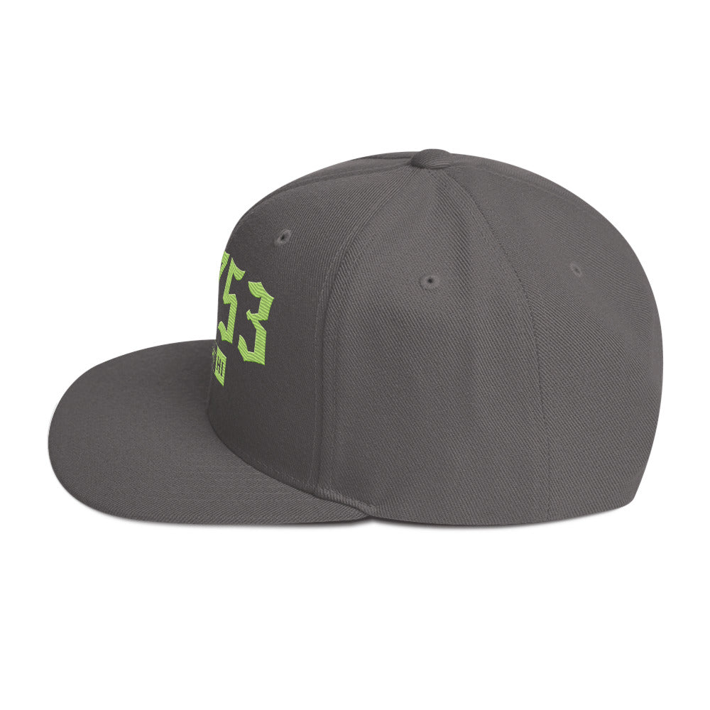 Lime hat — Printful Left Side