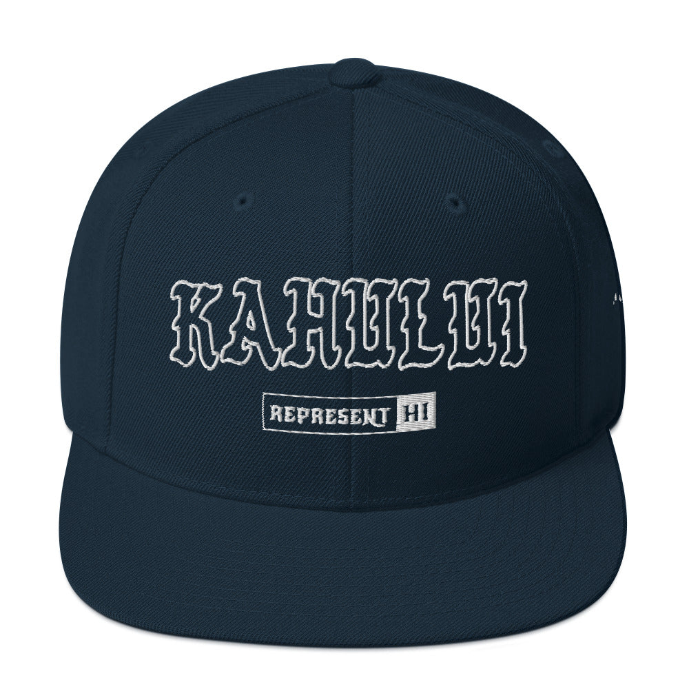 Kahului Snapback Hat — Dark Navy — front view
