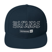 WaiʻAnae Snapback Hat — Dark Navy — front view