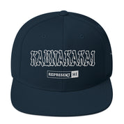Kaunakakai Snapback Hat — Dark Navy — front view