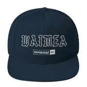 Waimea Snapback Hat — Hawaiʻi Island — Dark Navy — front view