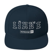 LīhuʻE Snapback Hat — Dark Navy — front view