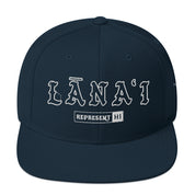Lānaʻi Snapback Hat — Dark Navy — front view