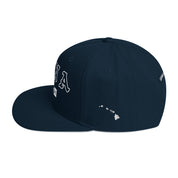 Puna Snapback Hat — Dark Navy — left side view