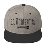 LīhuʻE Snapback Hat — Heather/Black — front view