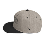 Molokaʻi Snapback Hat — Heather/Black — left view