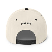 Puna Snapback Hat — Natural/ Black — back view