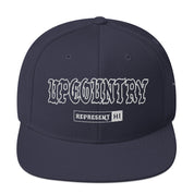 Upcountry Snapback Hat — Navy — front view