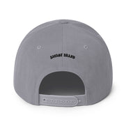 Hāna Snapback Hat — Silver — back view