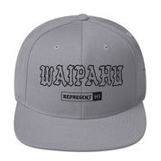 Waipahu Snapback Hat — Silver — front view