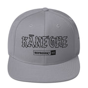 KāneʻOhe Snapback Hat — Silver — front view