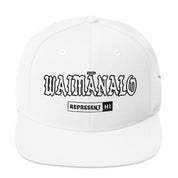 Waimānalo Snapback Hat — White — front view