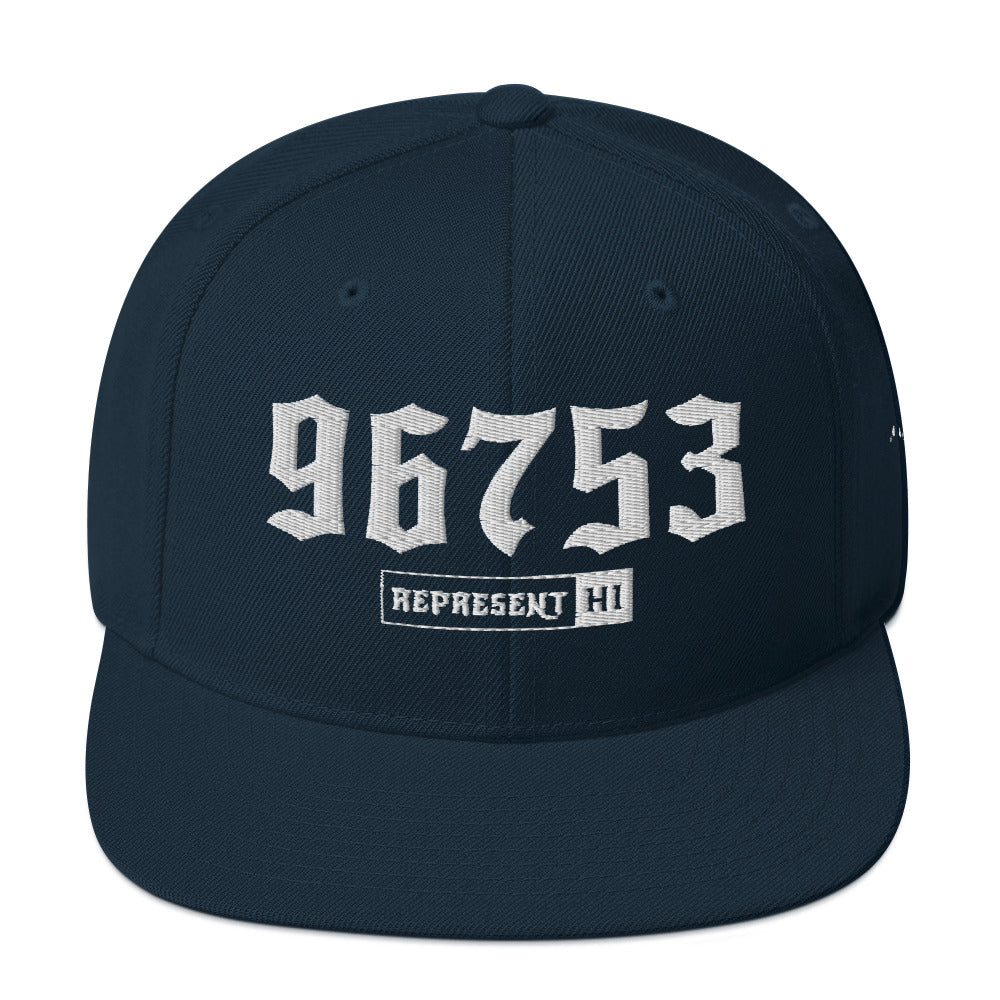 Kihei 96753 Snapback Hat | Dark Navy | Front | 4798