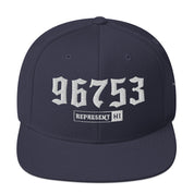 Kihei 96753 Snapback Hat | Navy | Front | 4802