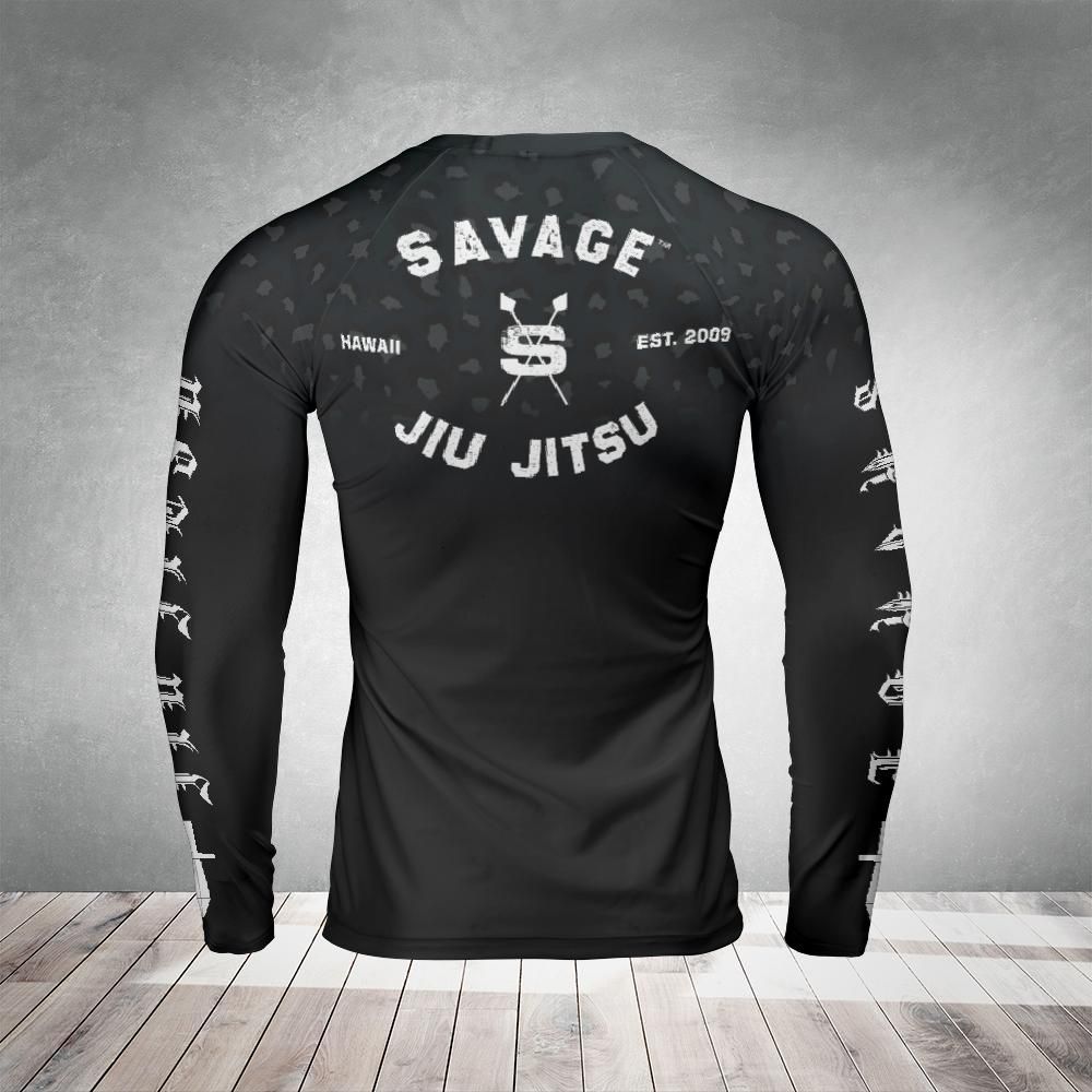 Savage OG Leopard Rash Guard