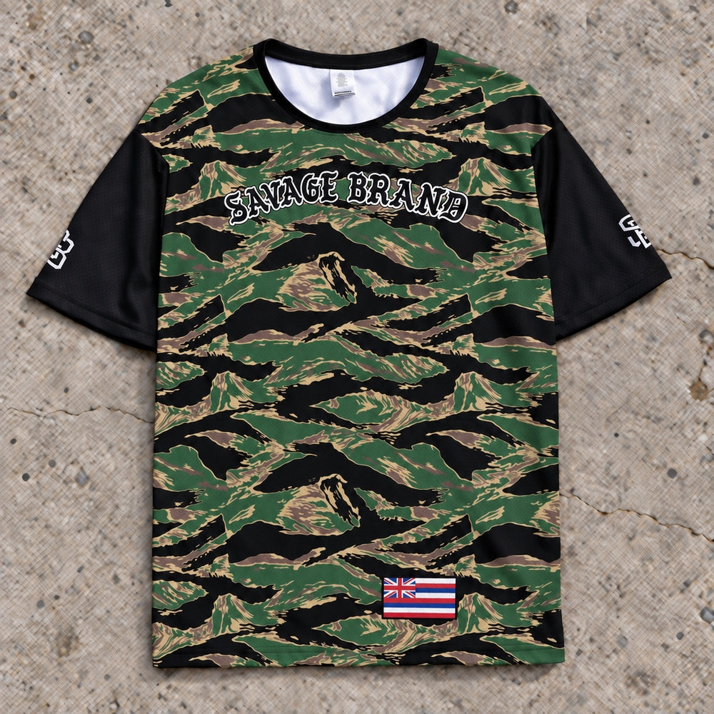 Hilo 20 Short-Sleeve Jersey Camo - Front