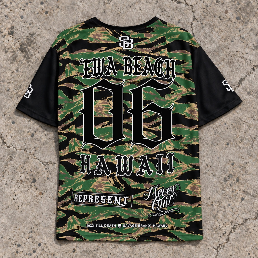 Ewa Beach 06 Short-Sleeve Jersey Camo - Back