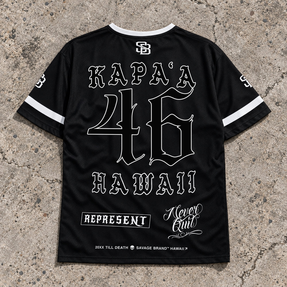 Kapaa 46 Short-Sleeve Jersey Black - Back