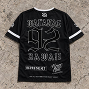 Waianae 92 Short-Sleeve Jersey Black - Back