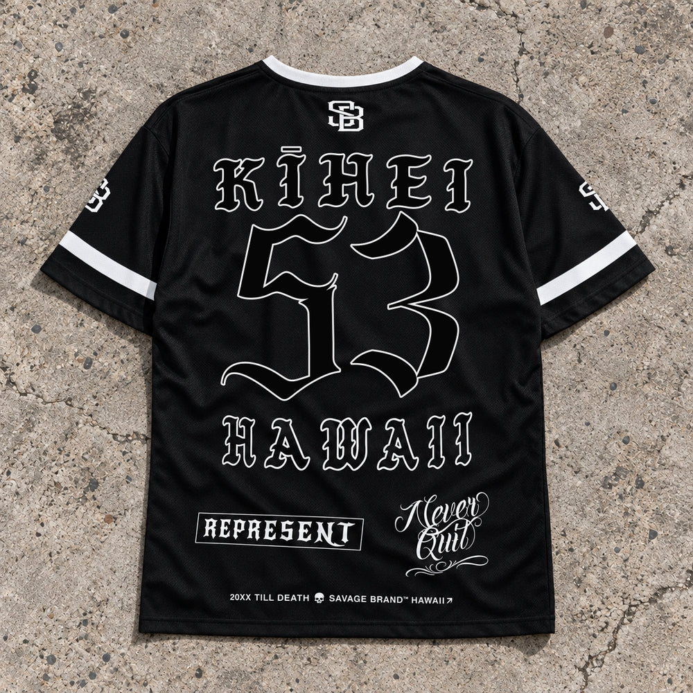 Kihei 53 Short-Sleeve Jersey Black - Back