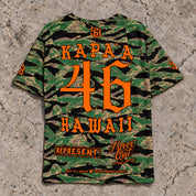 Kapaa 46 Short-Sleeve Jersey — Camo Orange — Back flat lay