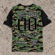 North Shore 00 Short-Sleeve Jersey Camo - Back