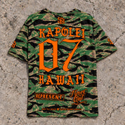 Kapolei 07 Short-Sleeve Jersey — Camo Orange — Back flat lay