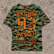 Wai Side 93 Short-Sleeve Jersey — Camo Orange — Back flat lay