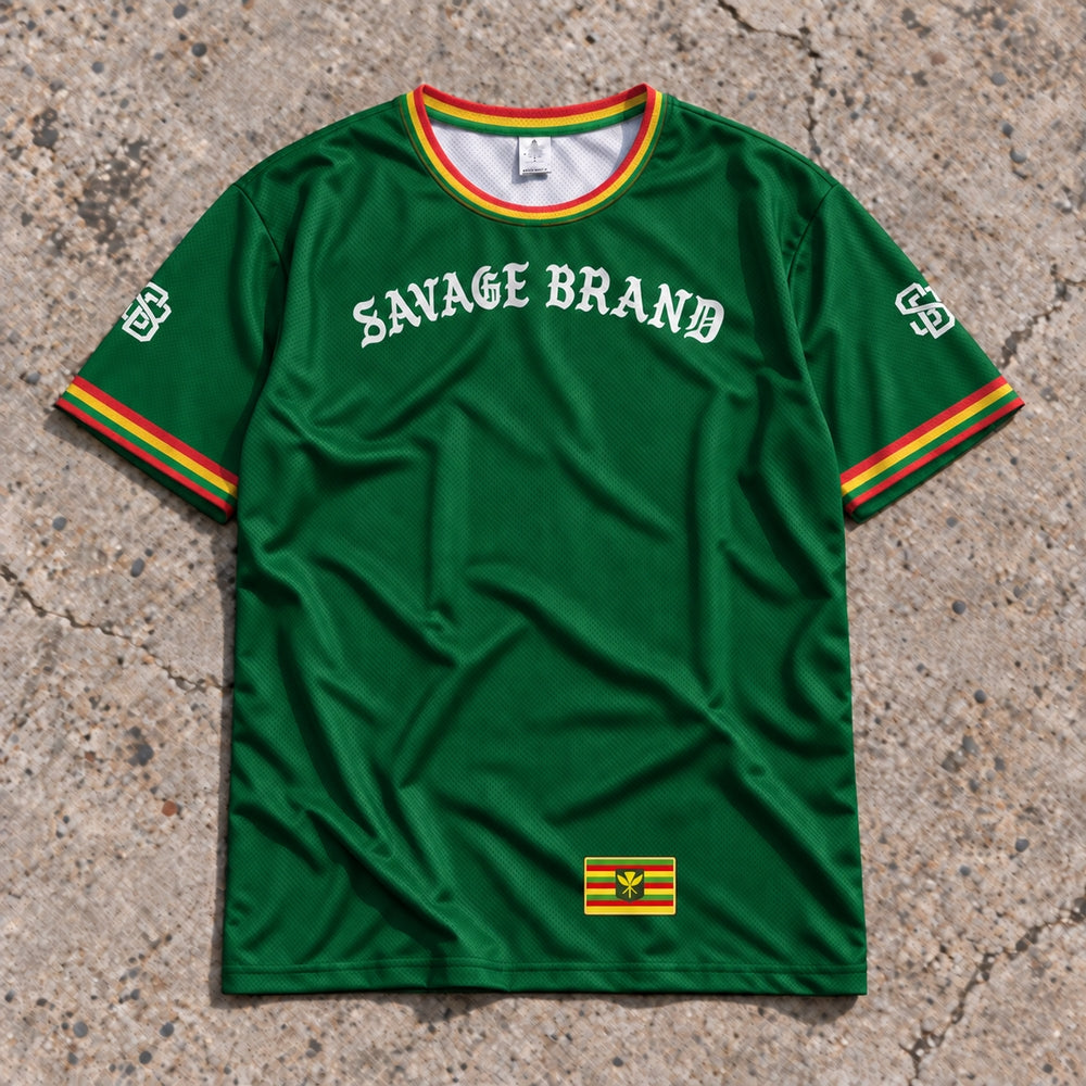 Wai Side 93 Short-Sleeve Jersey Rasta - Front